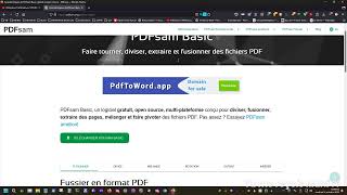 WindowsVista à Windows11 PDFsam basic v 5 2 8 [upl. by Einnel]