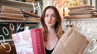 HUGE 50 book unboxing haul 📦📖 waterstones book mail  special editions [upl. by Eteragram]