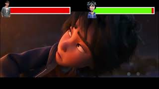 Big Hero 6  Tadashi Hamada Dies with HealthBars [upl. by Richma]