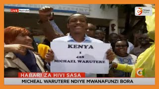 Micheal Warutere kutoka shule ya Riara Springs ndiye mwanafunzi bora katika matokeo ya KCPE 2023 [upl. by Nekcerb]