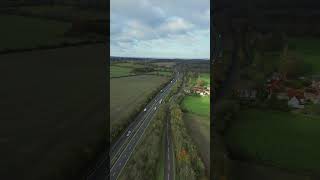 Highway Aerial View England Nature’sBeauty viralvideo travel [upl. by Goetz421]