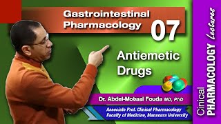 GIT Pharmacology  Lec 07  Antiemetic Drugs [upl. by Beutner]