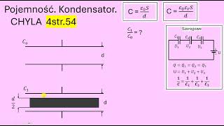 4str54 Jak zmieni się pojemność kondensatora jeżeli pomiędzy jego okładki odległe o d wsuniemy meta [upl. by Ahsinet]