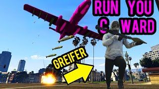 B11 Makes Stupid Lobby Greifers Rage Quit On GTA5 Online [upl. by Ivan]