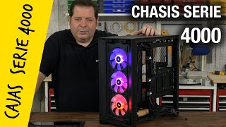 Cajas Corsair 4000D  iCUE 4000X RGB [upl. by Nylrad]