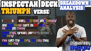 Inspectah Decks Triumph Verse  Classic Verse Breakdown  Reaction [upl. by Alby]