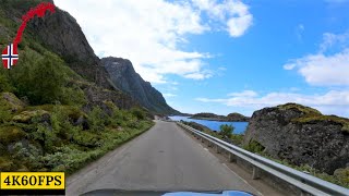 Driving in Norway  Svolvær To Henningsvær  Lofoten Islands  4K60 [upl. by Syxela360]