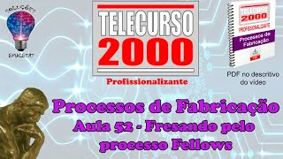 Telecurso 2000  Processos de Fabricação  52 Fresando pelo processo Fellows [upl. by Weed430]