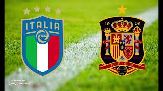 ITALIA  SPAGNA 5 3 dcr EURO 2020 radiocronaca di Francesco Repice [upl. by Halac]