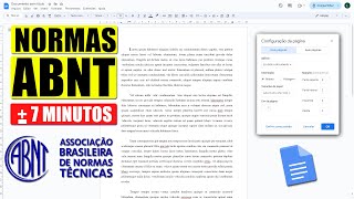 Normas ABNT 2024 Passo a Passo para FORMATAR TRABALHO no GOOGLE DOCS [upl. by Bina266]