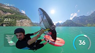 Long Distance Windsurf Tour in Switzerland [upl. by Sifan]