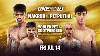 ONE Friday Fights 25 Nakrob vs Petputhai [upl. by Trawets]