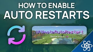 How to set up AUTOMATIC RESTARTS on your Minecraft Server [upl. by Armbruster]