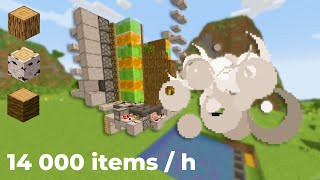 Minecraft TNT Wood Farm  14k Drops Per Hour Java 117 [upl. by Ocko898]