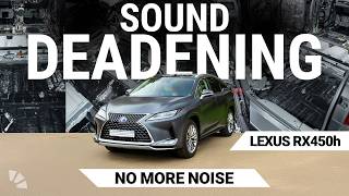 Lexus Sound Deadening with Skinz Sheets – Best Car Noise Reduction Before amp After [upl. by Hoi568]