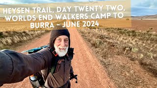 Heysen Trail Day Twenty Two Worlds End Walkers Camp to Burra  June 2024 [upl. by Kartis507]