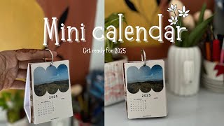 Get ready for 2025 😍 Mini calendar 📅 malayalam calandar2025 diy [upl. by Frager]