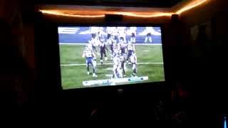 Seattle Seahawks Fans reaction to super bowl vs New England Patriots [upl. by Enihpets]