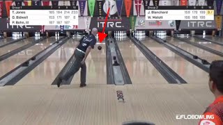 Devin Bidwell Makes Huge Split To Advance At The 2019 PBA Hall Of Fame Classic [upl. by Mccormick680]