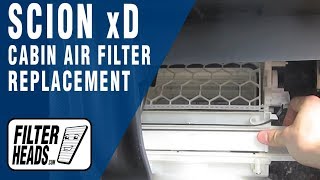 How to Replace Cabin Air Filter 2010 Scion xD [upl. by Norda]