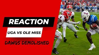 Georgia Gets Smoked By Ole Miss  Overreactions What to Do Next for Georgia [upl. by Nivat]