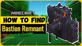 How To Find Bastion Remnants in Minecraft  Best Biomes amp Rare Items Guide [upl. by Aisan229]