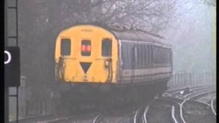 Network Southeast trains at Oxted 1993 [upl. by Rovaert873]