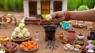 Tiny Gobi Manchurian  Schezwan Sauce Recipe Easy amp Crispy Restaurant Style Recipe  The Tiny Foods [upl. by Kathryne]