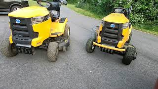 Cub Cadet XT1 vrs XT2 [upl. by Anilave423]