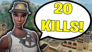 I KILLED THE FINAL 9 PLAYERS IN THE LOBBY Solo Squad 20 Kill Win [upl. by Rolyab]