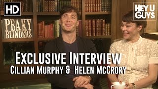 Cillian Murphy amp Helen McCrory Interview  Peaky Blinders Season 2 HD [upl. by Ailin]