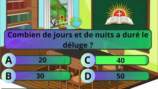 Quiz biblique pour enfants Testez Vos Connaissances avec 20 Questions Inspirantes QCM pour enfants [upl. by Adalbert]