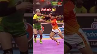 Akash game changer 👑🔥 kabaddi360 kabaddishorts pklseason11 prokabaddi pkl sportskabaddi short [upl. by Nahgeem]