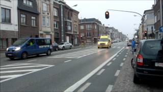 23052012 Aankomst brandweer Gent bij zwaar verkeersongeval in SintAmandsberg v2 [upl. by Ayra]