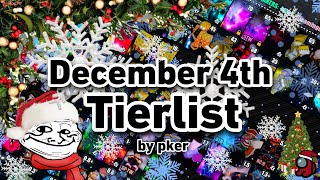 YBA NEW December 4th Trading Tierlist  by pker [upl. by Simon]