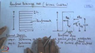 Mod01 Lec32 Seismic Design of Retaining Walls Contd [upl. by Whitehurst]