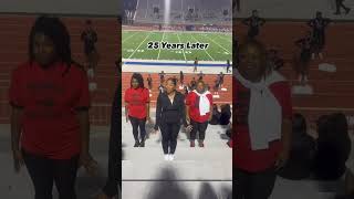 Cheering at homecoming 25years later cheerleader cheers sidelinecheer [upl. by Ellac]