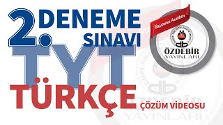 ARALIK 2023  TYT 2 DENEME SINAVI TÜRKÇE ÇÖZÜM VİDEOLARI [upl. by Buehler235]