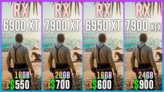 RX 6900 XT vs RX 7900 XT vs RX 6950 XT vs RX 7900 XTX  Test in 20 Games [upl. by Lytsirhc]