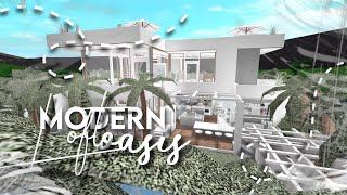 Bloxburg  Modern Loft Oasis  House Tour [upl. by Dnomyar442]