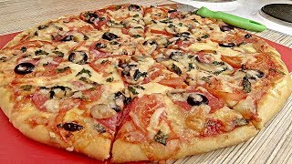 ДОМАШНЯЯ ПИЦЦА 🍕  Вкусный Рецепт Пиццы [upl. by Spurgeon]