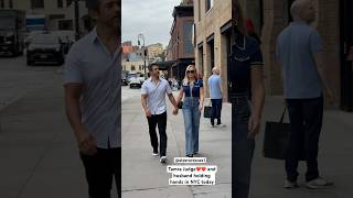 Tamra Judge and husband holding hands in New York today realhousewives tamrajudge newyork [upl. by Atile254]