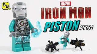 LEGO IRON MAN MK31 MINIFIGURE CREATION [upl. by Alrep]