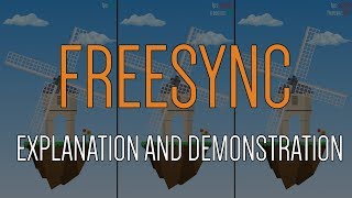 Freesync explanation and demonstration [upl. by Nasia]