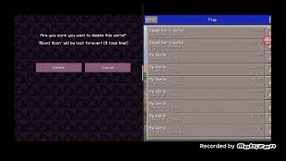 Minecraft Rage Elixir and Yaboiaction Blood moon deleted a long time world [upl. by Airekal434]