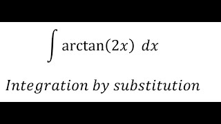 Calculus Help Integral arctan2x  Integration by parts  Techniques  Answers [upl. by Eremahs]