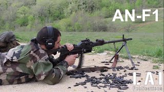 AANF1 Light Machine Gun  automatic Shooting [upl. by Borchers776]