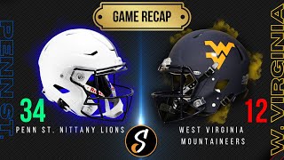 Penn State vs West Virginia Game Recap  College Football Week 1 [upl. by Ready]