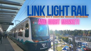 Grand Opening Lynnwood City Center LInk Light Rail [upl. by Lethia]