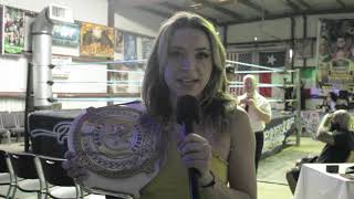 Raychell Rose on defending the New Texas Pro womens title AEW experience amp wrestling beginnings [upl. by Einram]